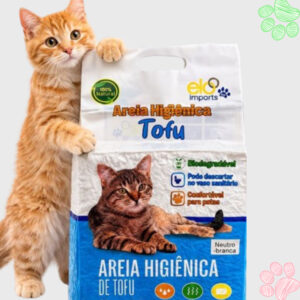 Areia Higienica Natural Tofu Rota do Pet